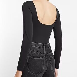 BodyContour High Compression Long Sleeve Scoop Back Bodysuit